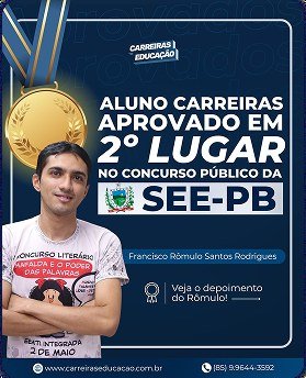 Aluno aprovado — Carreiras Educação