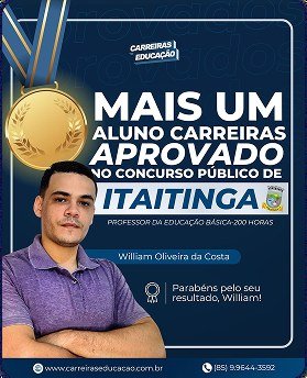 Aluno aprovado — Carreiras Educação